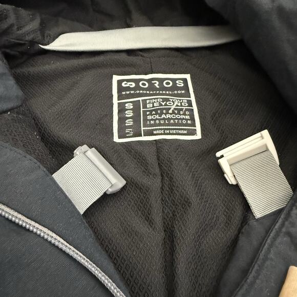 OROS Orion Carbon Hooded Parka Jacket Women Small Solarcore Insulation Ski Black - Picture 7 of 12